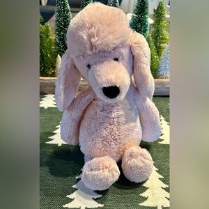 Jellycat Pink Plush Poodle 12"